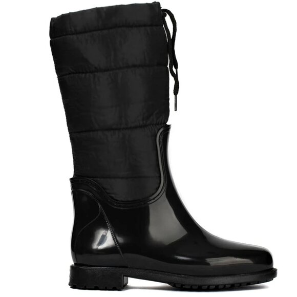 NEW WET KNOT Lombard Toggle Closure Boots puffer shaftblack for women 462mn